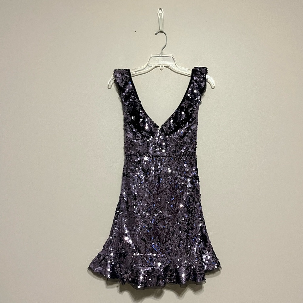 Like new Free People Sequin Siren Mini Dress - Picture 5 of 14